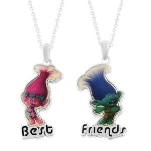 DreamWorks Trolls Best Friend Necklace Set 18 Inch